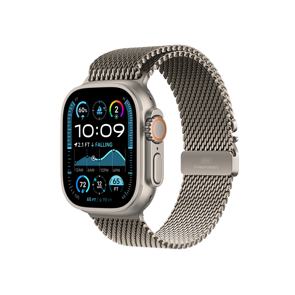 Apple Watch Ultra with Milanese Loop 2024 - Main Image