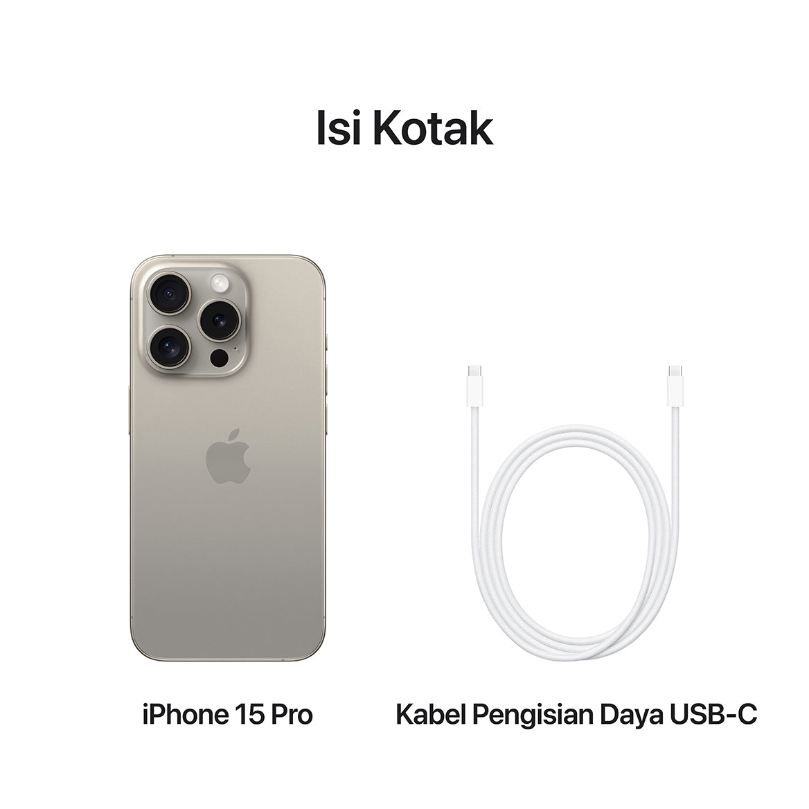 iPhone 15 Pro Natural Titanium