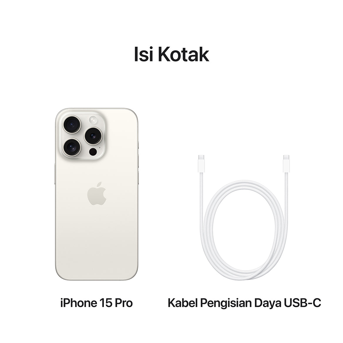 iPhone 15 Pro White Titanium
