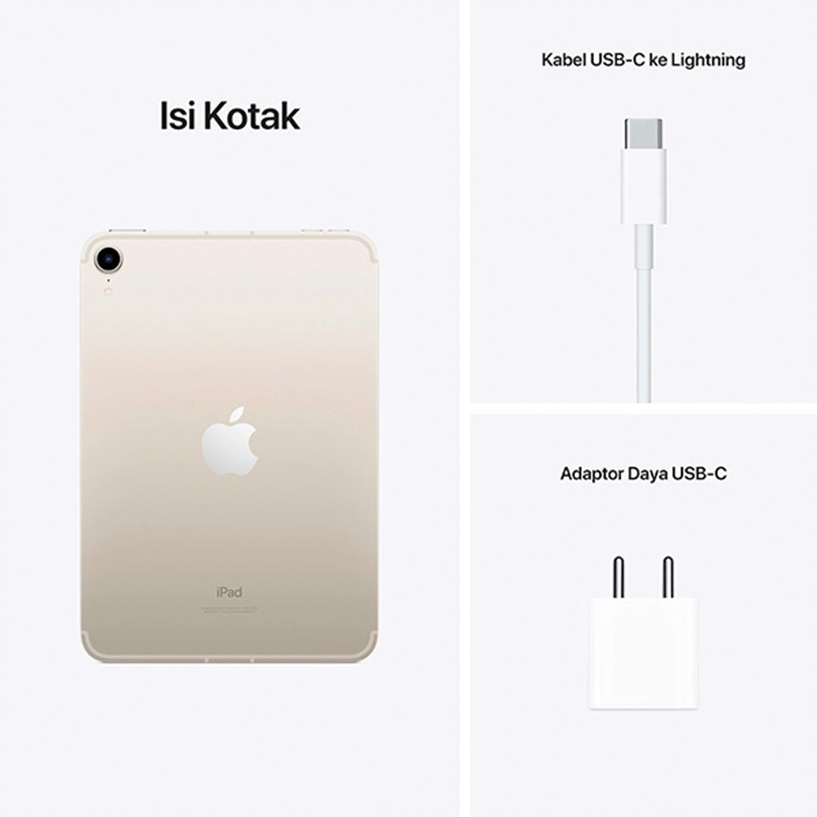 iPad mini Gen 6 starlight details