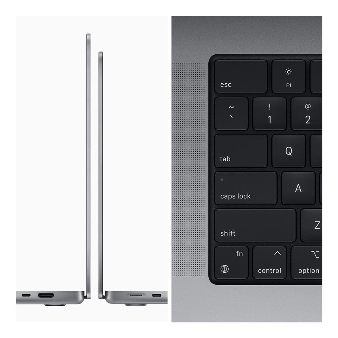 Products MacBook Pro M1 14 inci space gray keyboard
