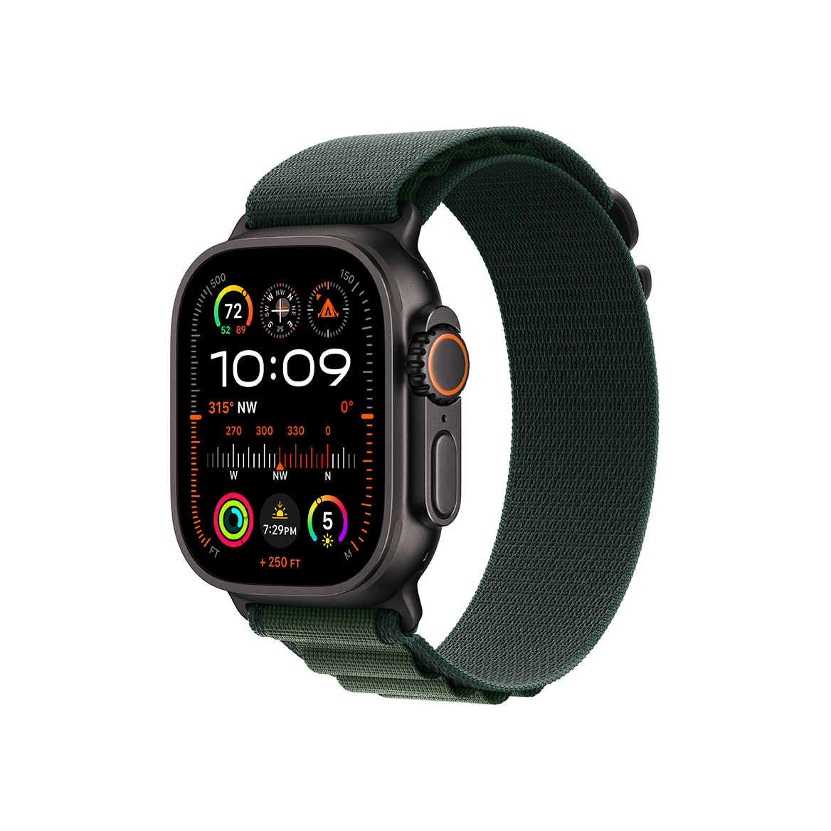 Black - Dark Green