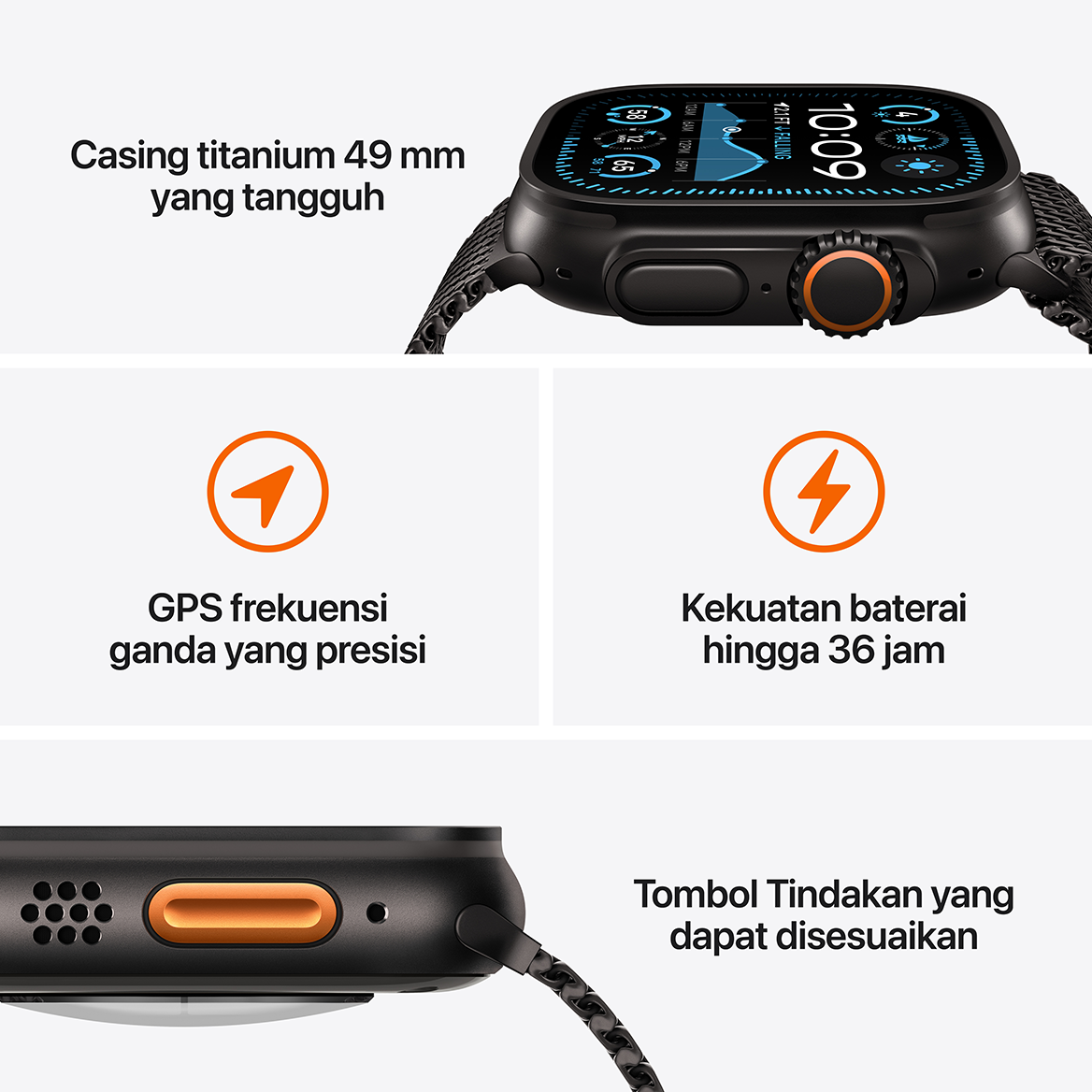 Apple Watch Ultra 2 with Alpine Loop 2024