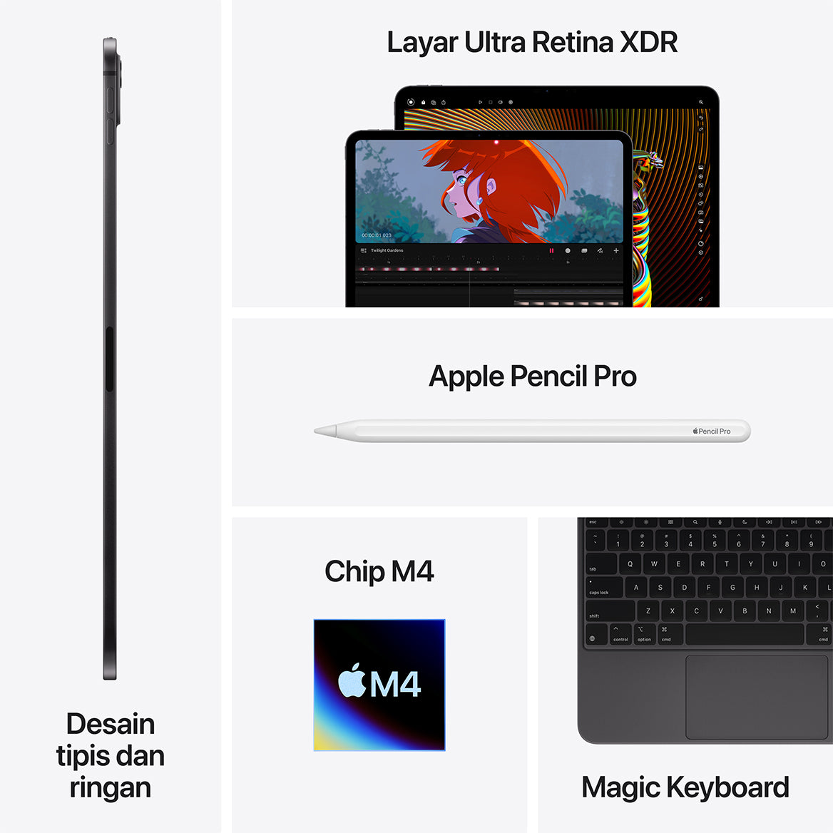 iPad Pro M4 11 Inci (Nano-texture Glass, 2024)