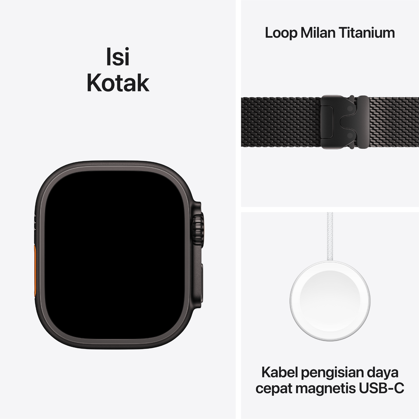Apple Watch Ultra 3 49mm with Milanese Loop