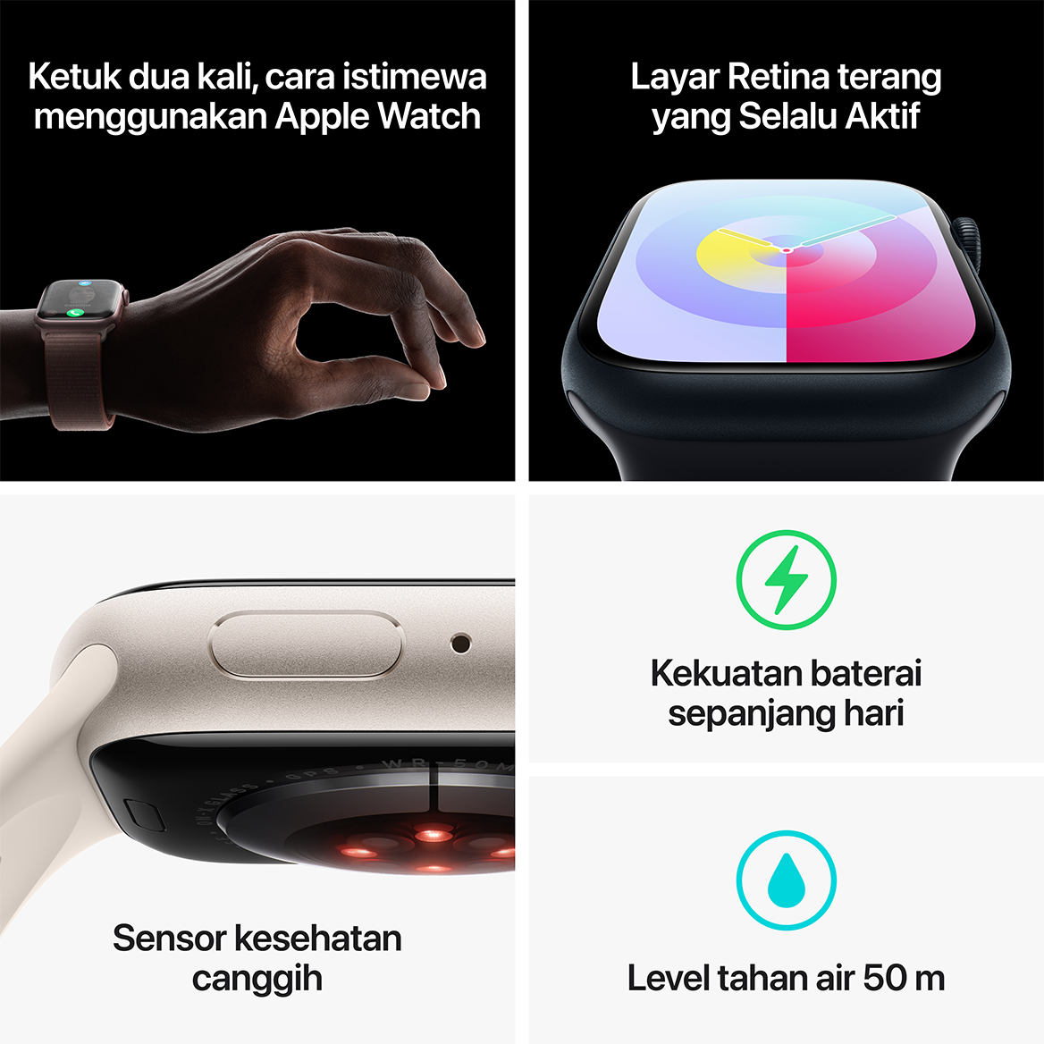 Apple Watch Series 9 with Sport Band