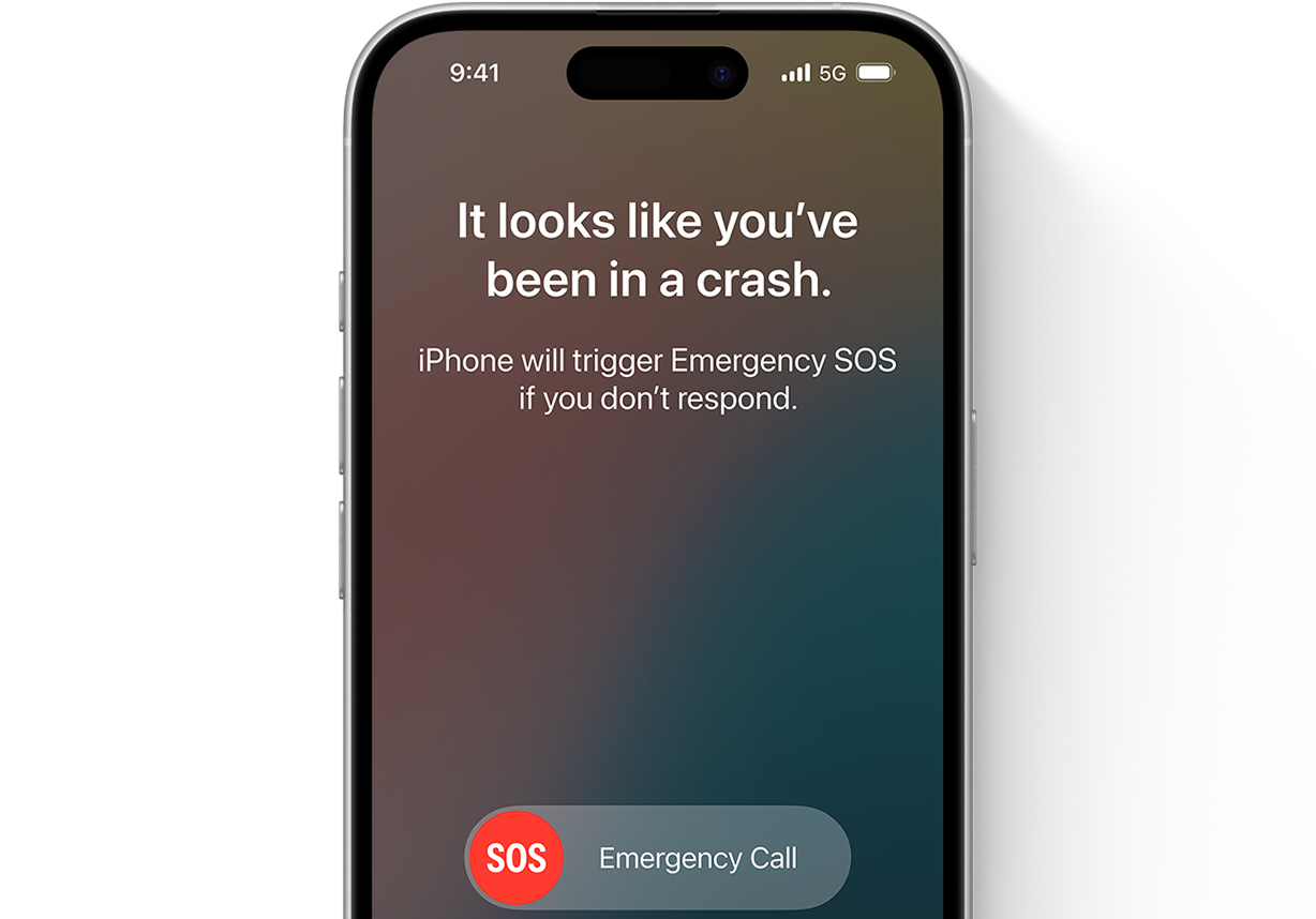 Showing GPS location and Emergency SOS messaging via Satellite on iPhone 16