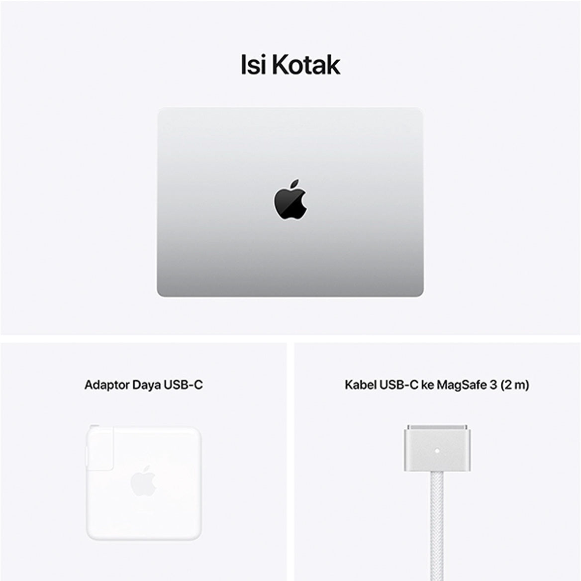 Products MacBook Pro M1 14 inci silver accessories