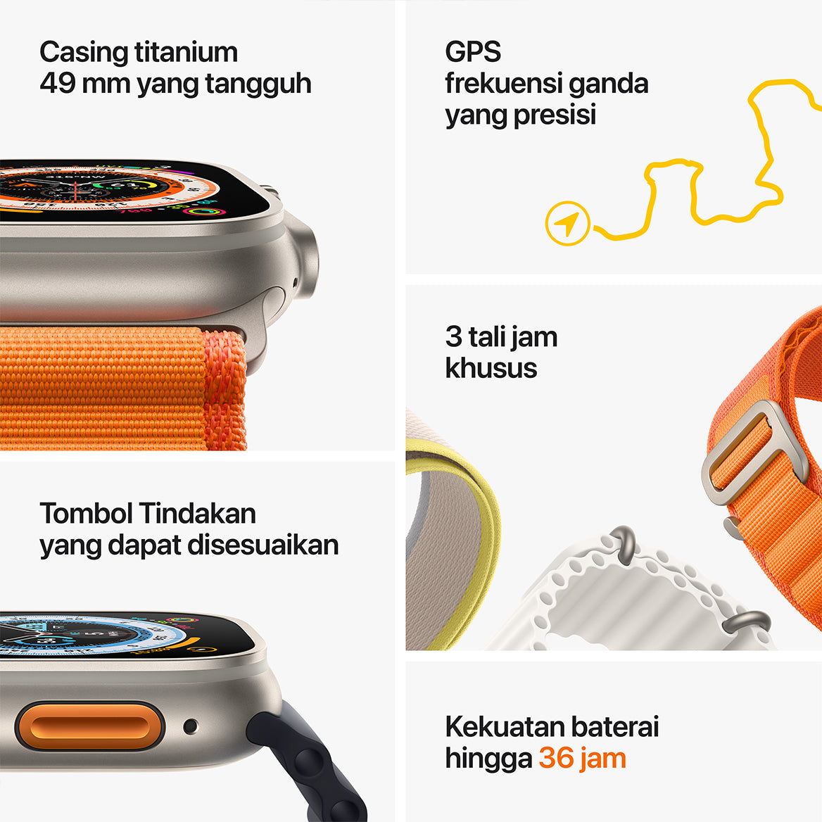 Apple Watch Ultra with Alpine Loop