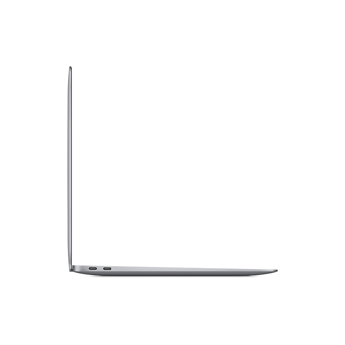 MacBook Air M1 2020 space grey side view