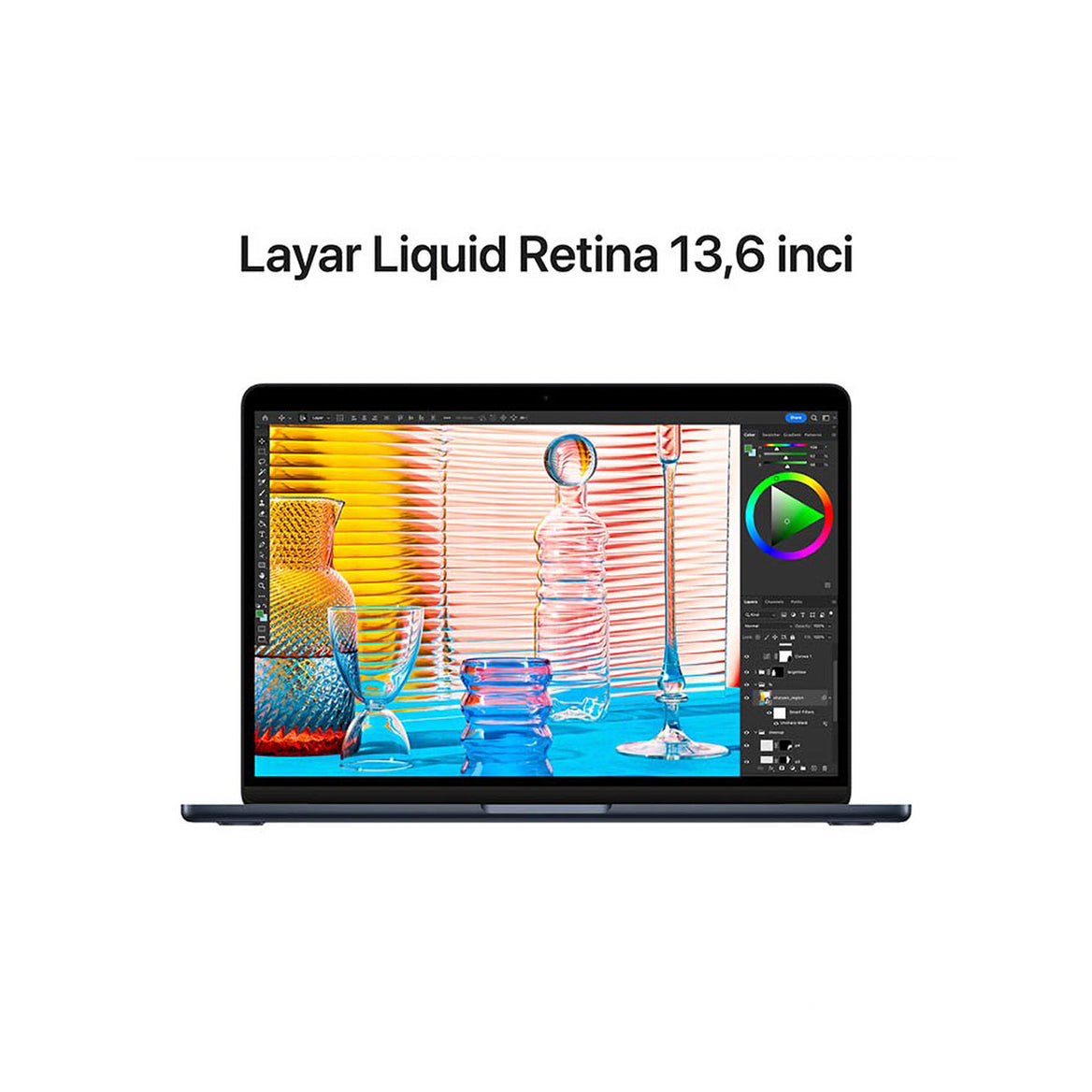 MacBook Air 13 inci M2 2022 retina display 4