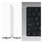 Products MacBook Pro M1 14 inci silver keyboard