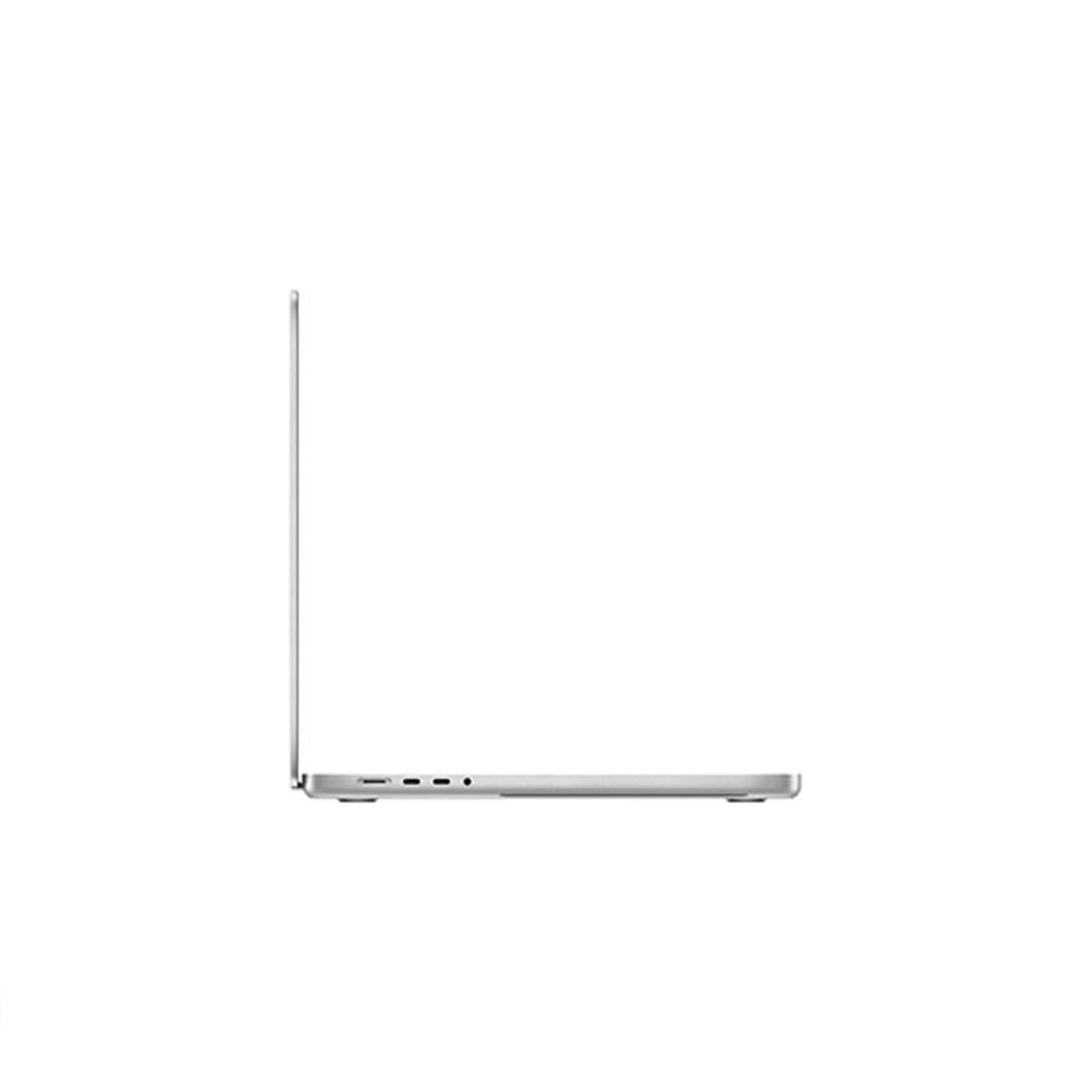 MacBook Pro M1 16 inci silver side view