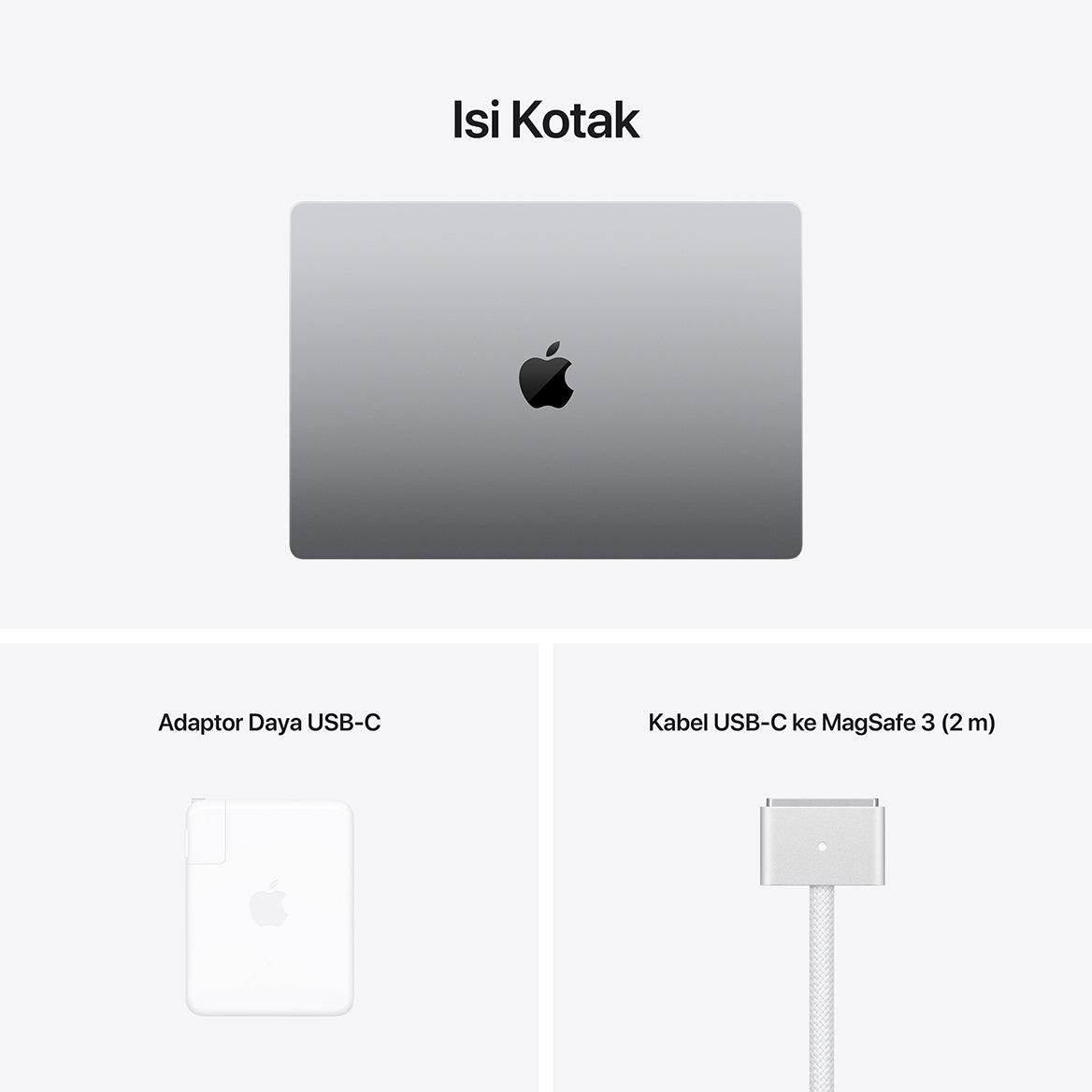 MacBook Pro M1 16 inci space grey accessories