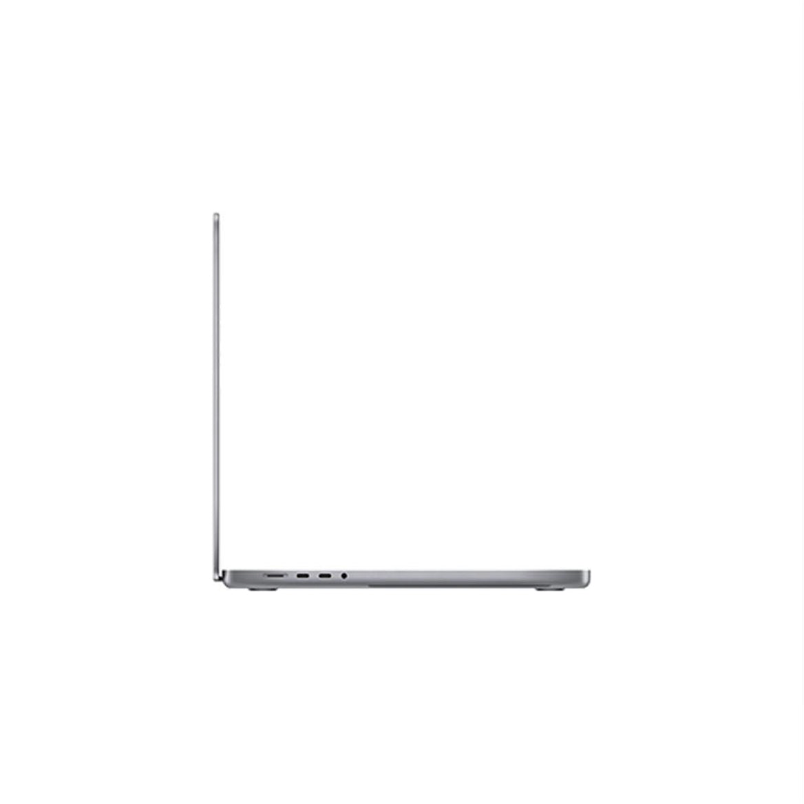 MacBook Pro M1 16 inci space grey side view