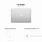 MacBook Pro M2 13 inci silver accessories