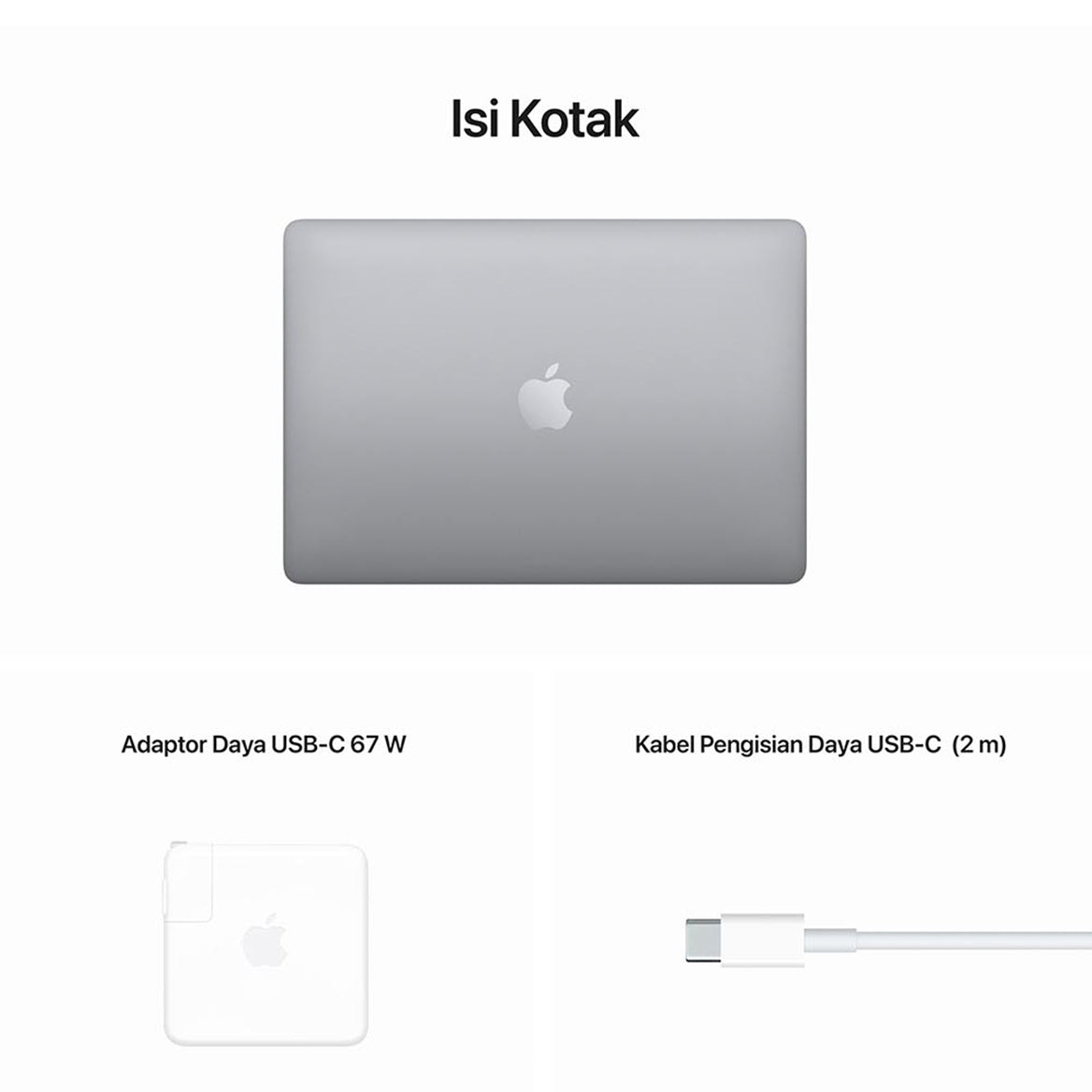 MacBook Pro M2 13 inci space gray accessories