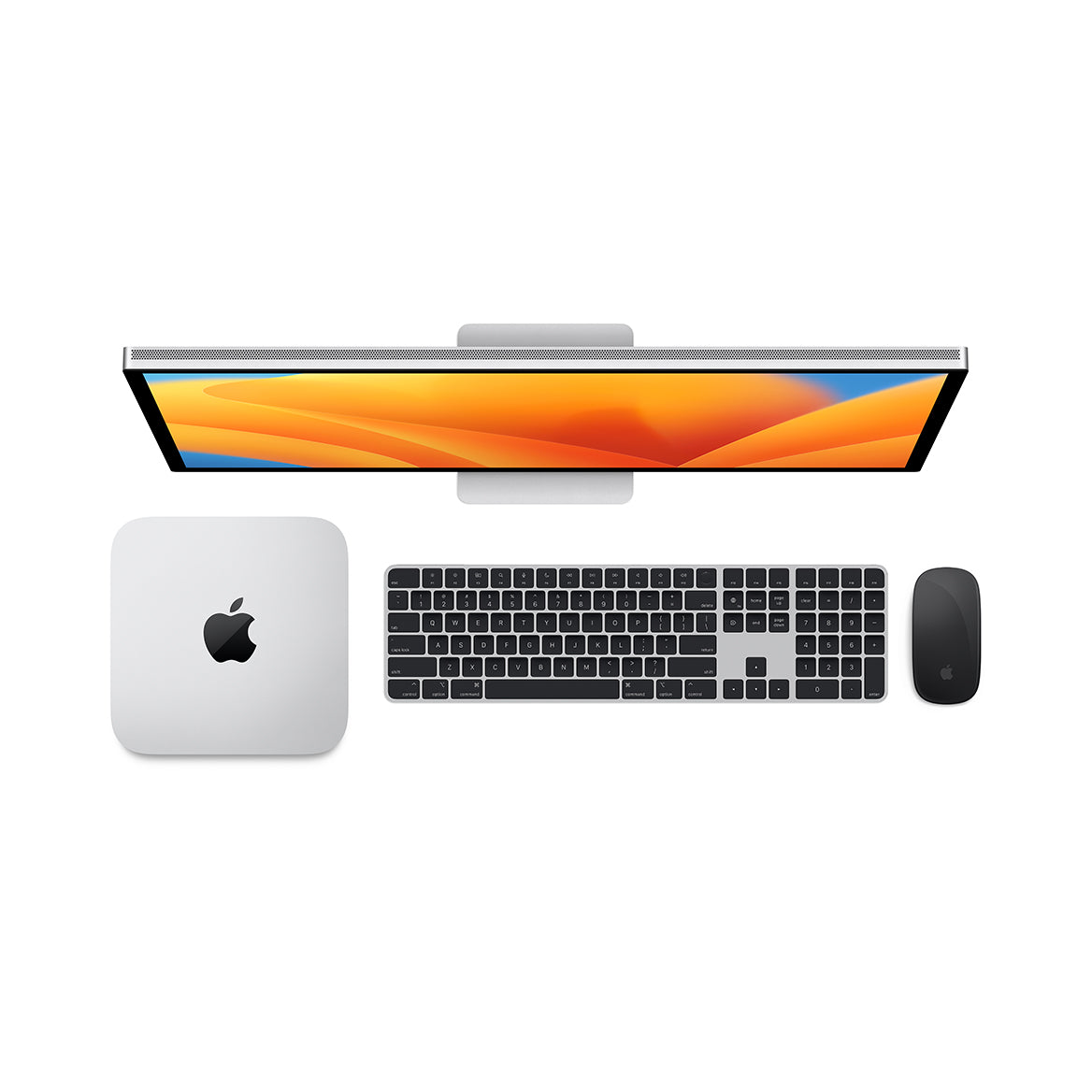 Mac mini: Apple M2 chip with 8‑core CPU and 10‑core GPU, SSD