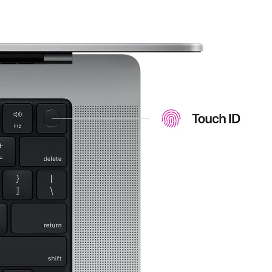 MacBook Pro M2 16 inci silver touch id