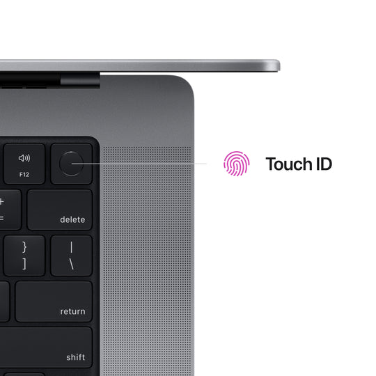 MacBook Pro M2 16 inci space grey touch id