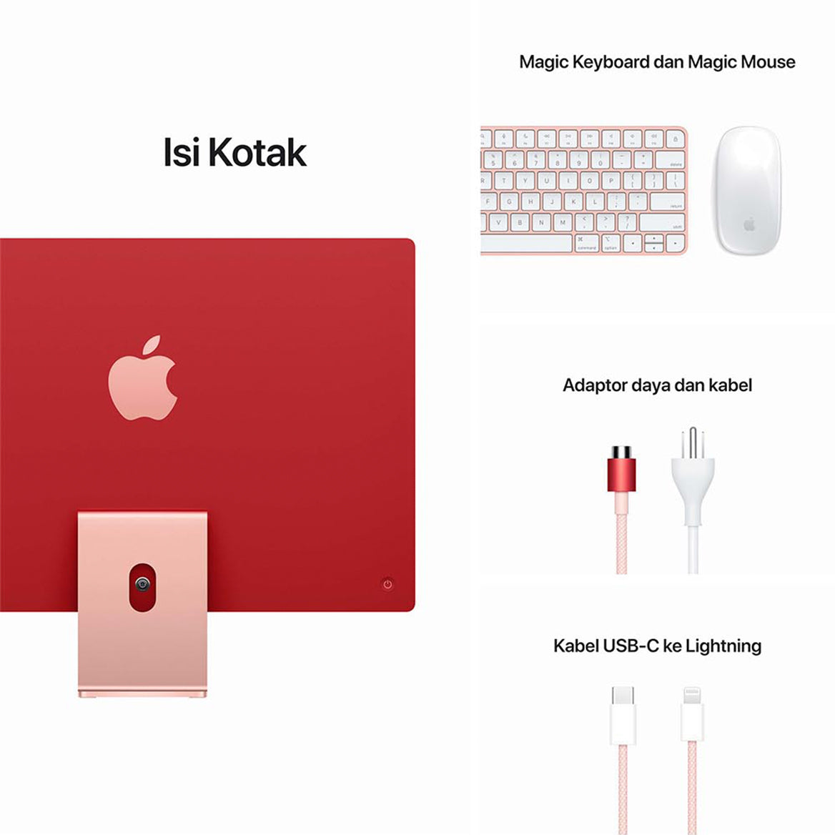 24-inch iMac with Retina 4.5K display: Apple M1 chip with 8‑core CPU and 8‑core GPU