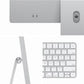 24-inch iMac M1 chip silver usb port