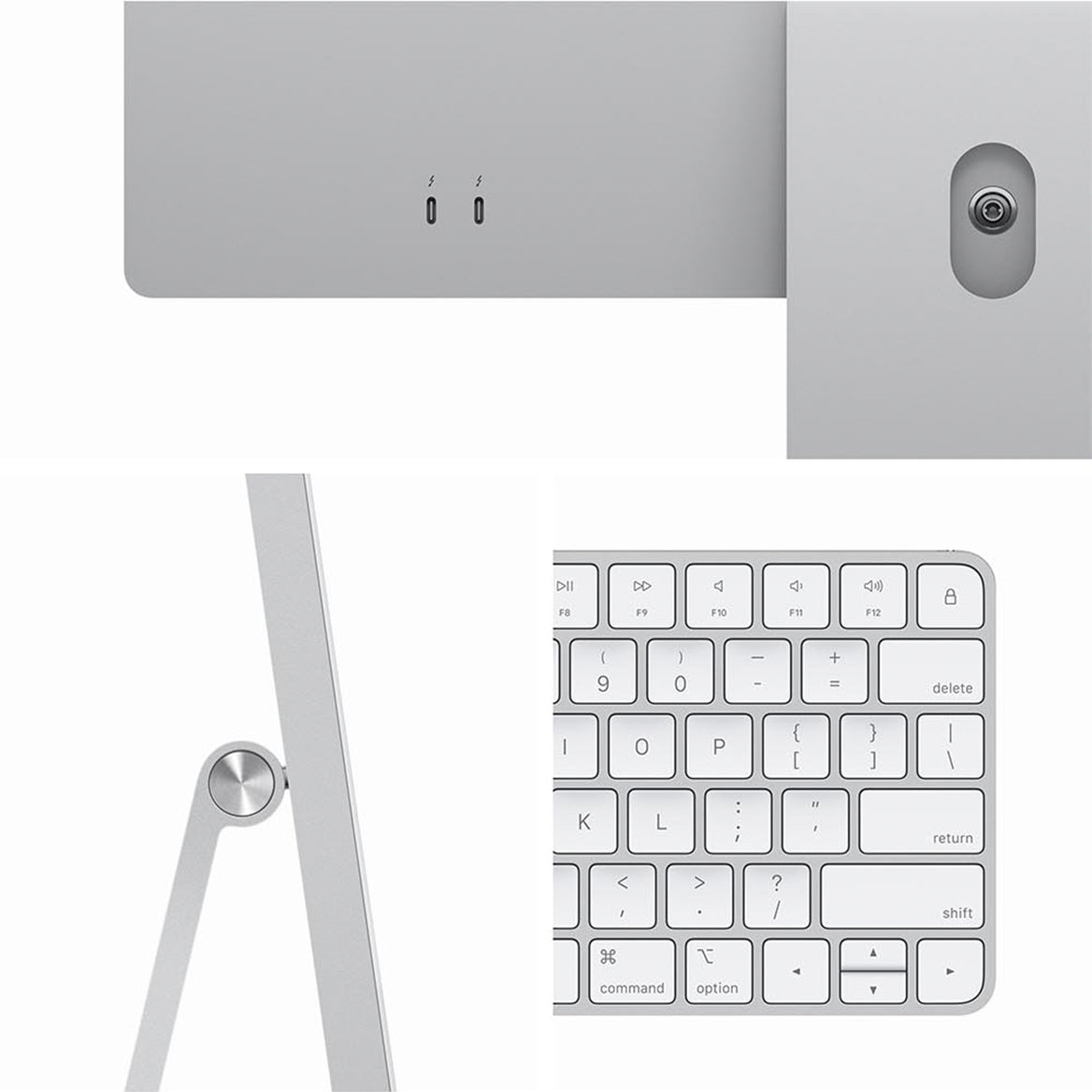 24-inch iMac M1 chip silver usb port