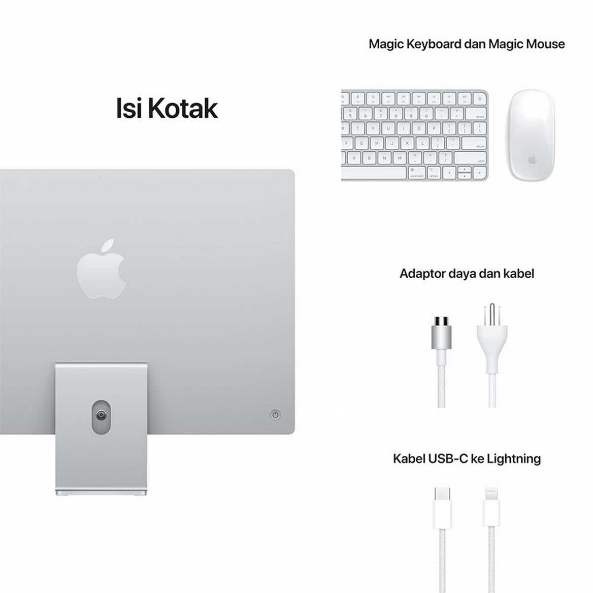 24-inch iMac with Retina 4.5K display: Apple M1 chip with 8‑core CPU and 8‑core GPU