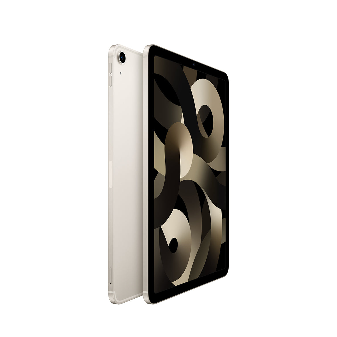 iPad Air 10.9 inci Gen 5 starlight left view
