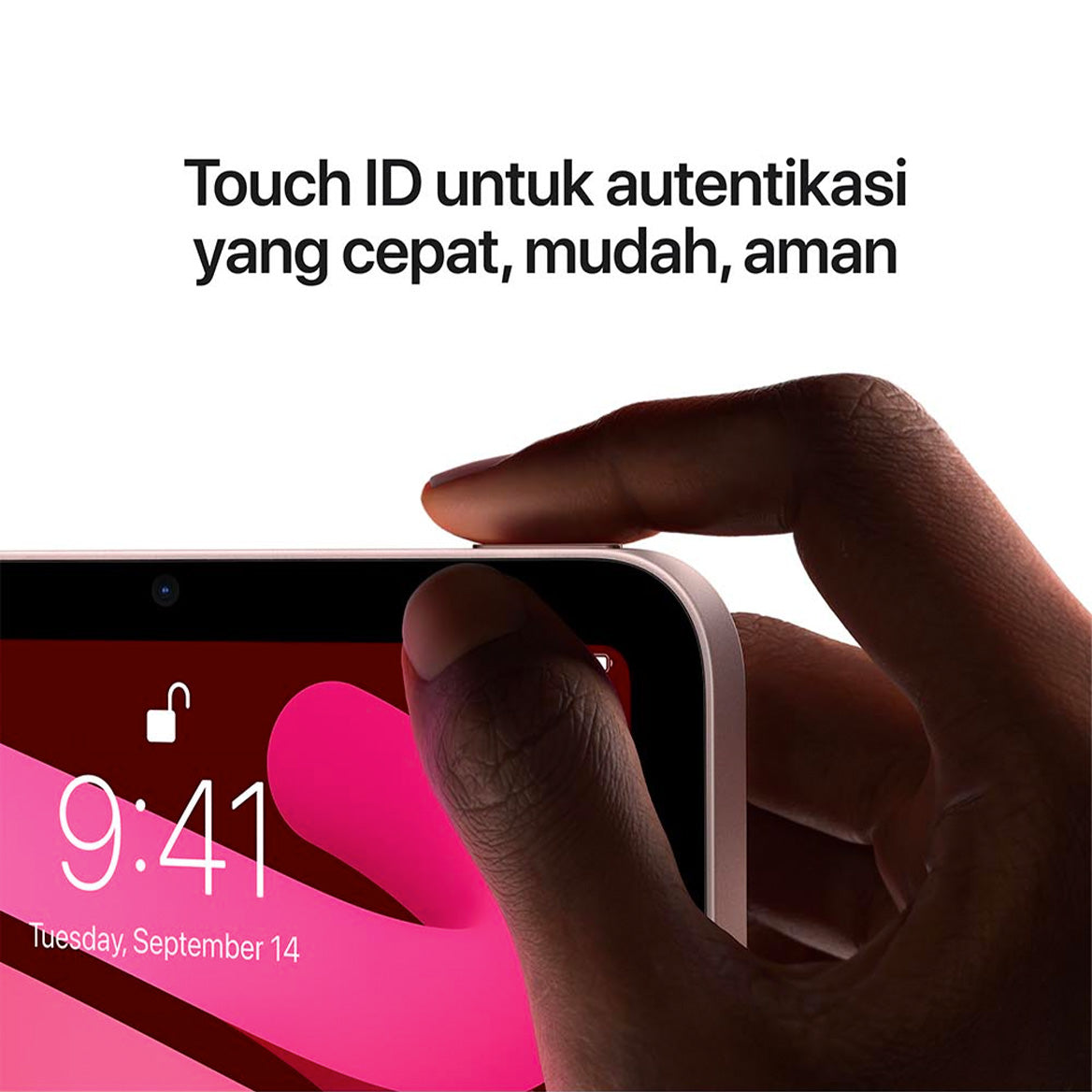 iPad mini Gen 6 pink touch id 1